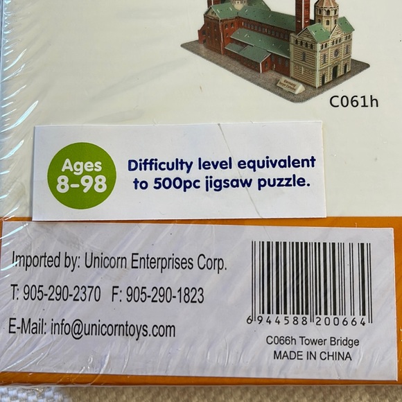 🦋3/40 3D Puzzle - Tower Bridge 118 pieces STEM Toy - Picture 6 of 9